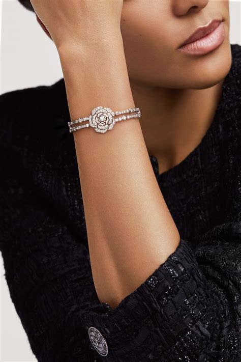 bracelet chanel femme|Chanel bracelet with diamonds.